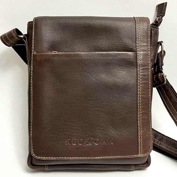 Other - Genuine leather Sling bag coffee brown